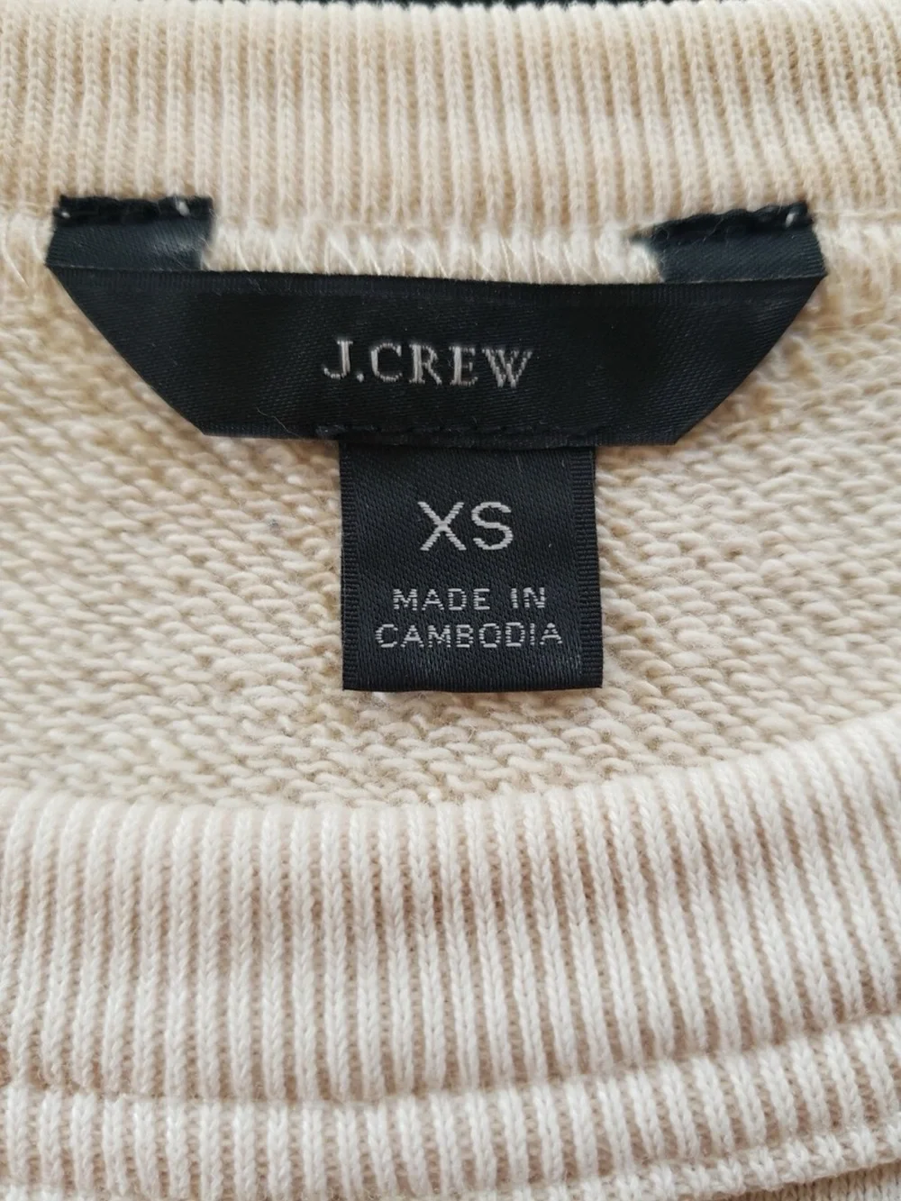 J. Crew Pacific Fleet Long Beach Graphic Sweatshirt - Cream